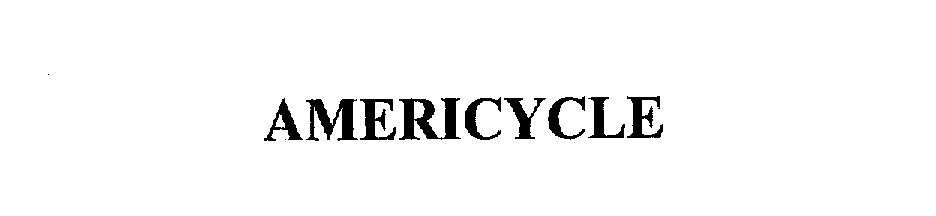Trademark Logo AMERICYCLE