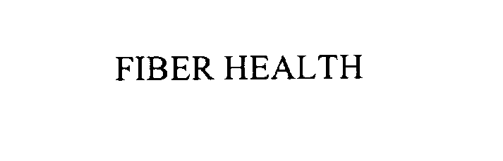 Trademark Logo FIBER HEALTH