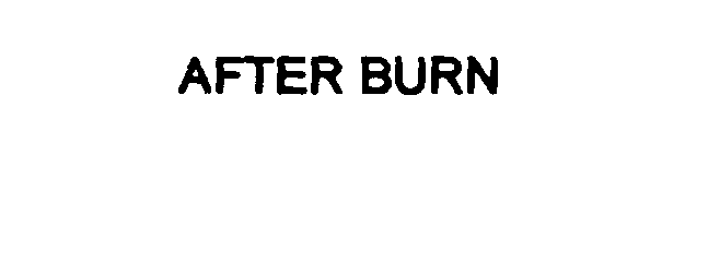 Trademark Logo AFTER BURN