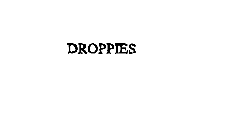 Trademark Logo DROPPIES