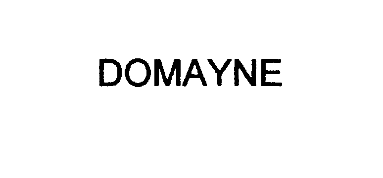 Trademark Logo DOMAYNE