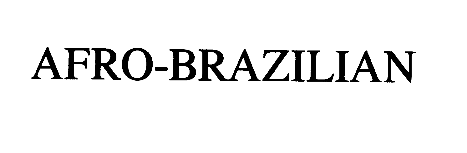  AFRO-BRAZILIAN