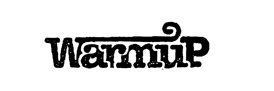 Trademark Logo WARMUP
