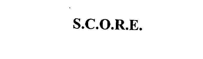 Trademark Logo S.C.O.R.E.