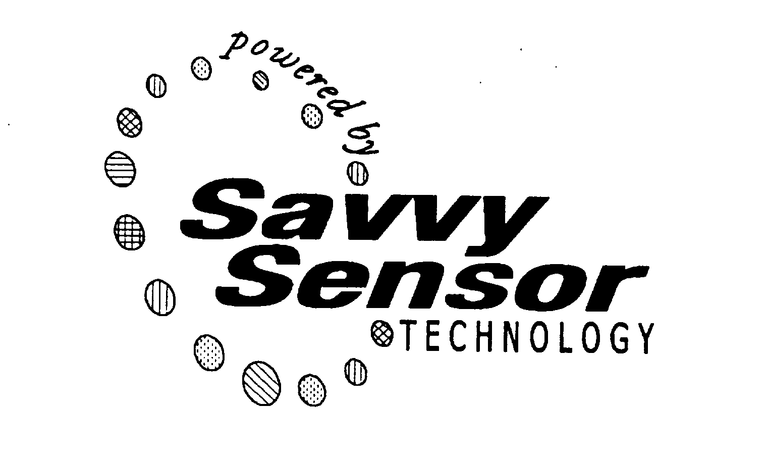 Trademark Logo POWERED BY SAVVY SENSOR TECHNOLOGY