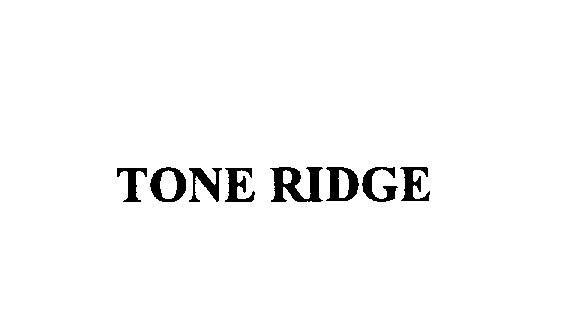  TONE RIDGE