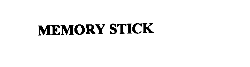 Trademark Logo MEMORY STICK