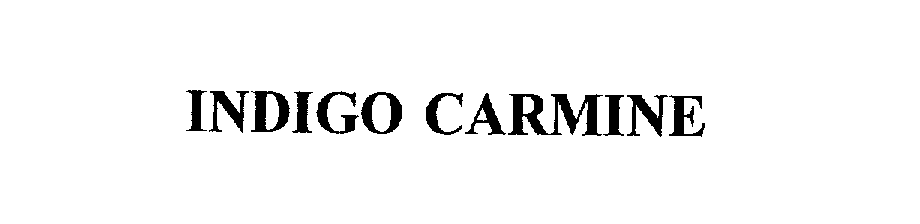 Trademark Logo INDIGO CARMINE