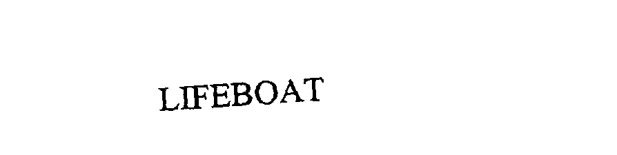 Trademark Logo LIFEBOAT