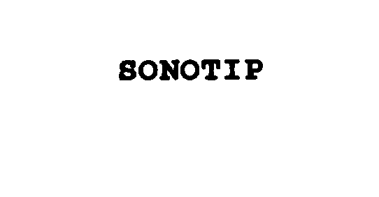 Trademark Logo SONOTIP