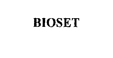 Trademark Logo BIOSET