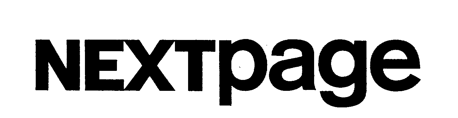 Trademark Logo NEXTPAGE