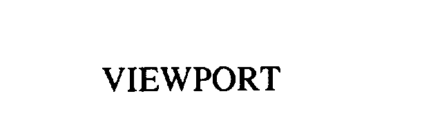 Trademark Logo VIEWPORT