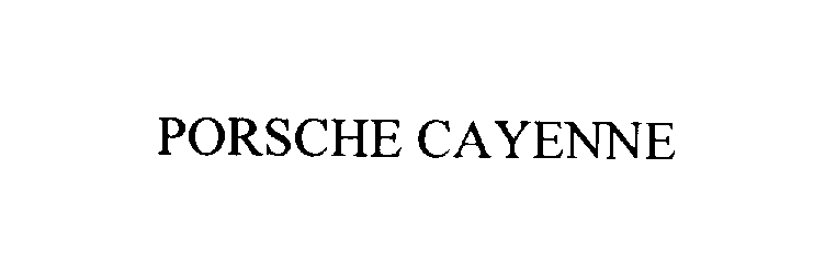 PORSCHE CAYENNE