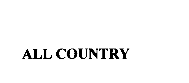  ALL COUNTRY