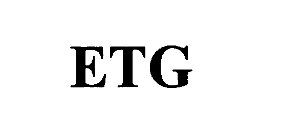 Trademark Logo ETG