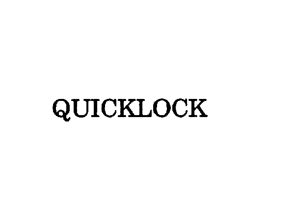 Trademark Logo QUICKLOCK