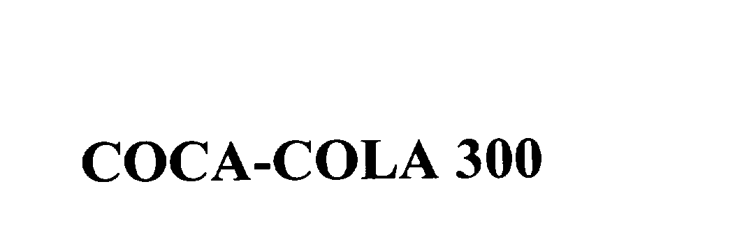 Trademark Logo COCA-COLA 300