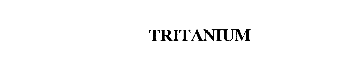 Trademark Logo TRITANIUM