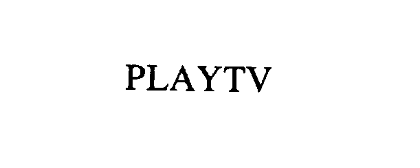Trademark Logo PLAYTV