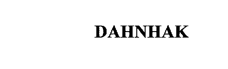  DAHNHAK