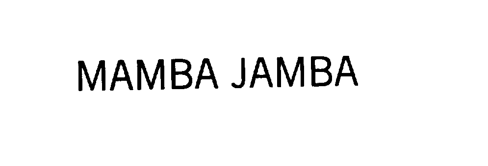 Trademark Logo MAMBA JAMBA
