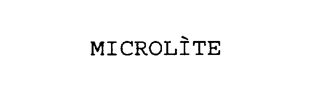Trademark Logo MICROLITE