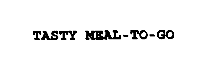 Trademark Logo TASTY MEAL-TO-GO
