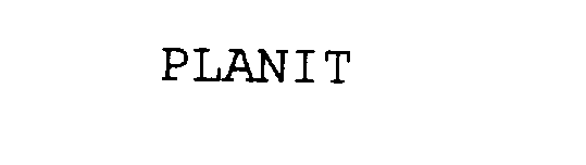 Trademark Logo PLANIT