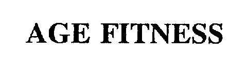 Trademark Logo AGE FITNESS