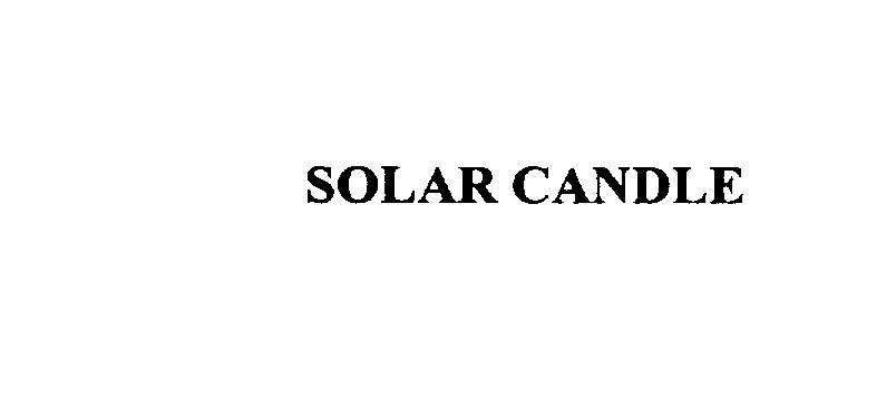  SOLAR CANDLE