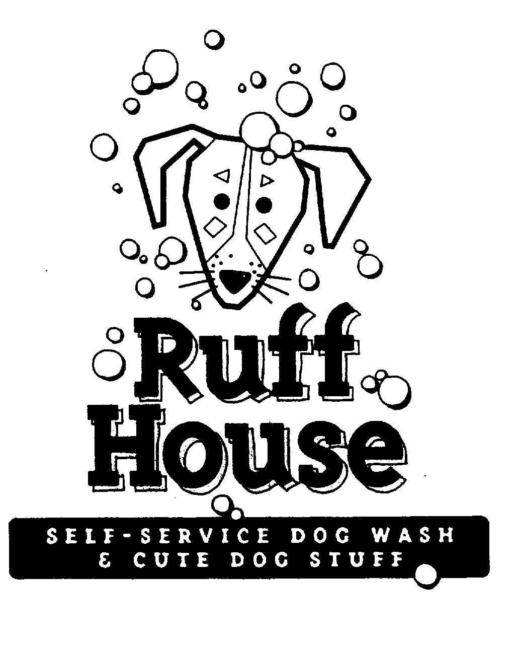 Trademark Logo RUFF HOUSE SELF-SERVICE DOG WASH & CUTEDOG STUFF