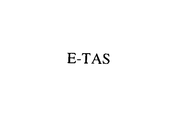 Trademark Logo E-TAS