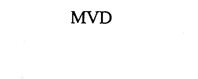 Trademark Logo MVD