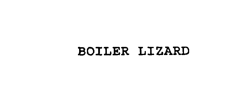  BOILER LIZARD