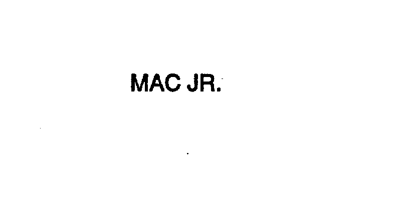 Trademark Logo MAC JR.
