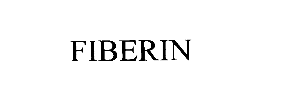 Trademark Logo FIBERIN