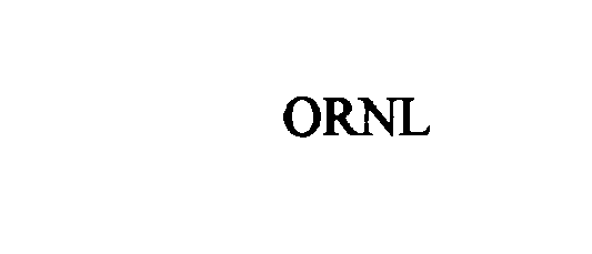 Trademark Logo ORNL