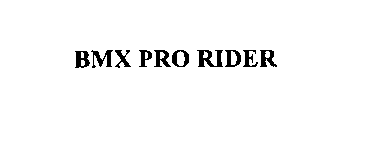  BMX PRO RIDER