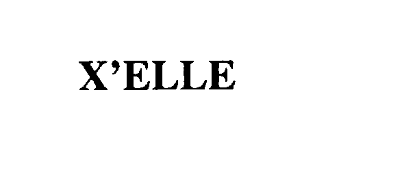 Trademark Logo X'ELLE