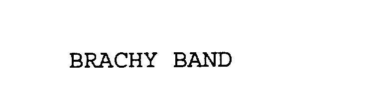  BRACHY BAND