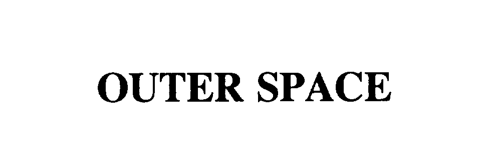 Trademark Logo OUTER SPACE