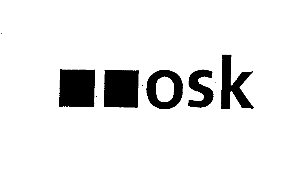 Trademark Logo OSK