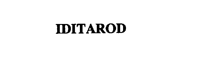 Trademark Logo IDITAROD