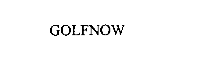 Trademark Logo GOLFNOW