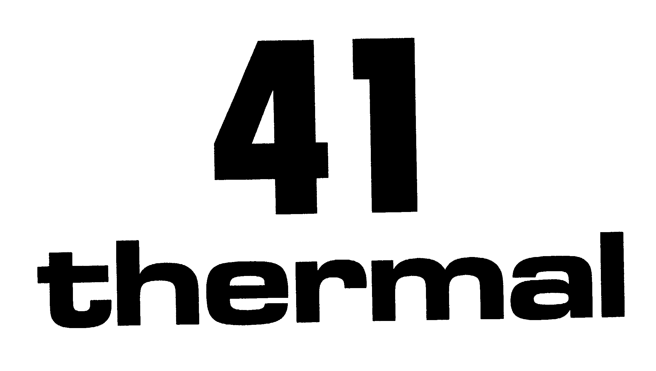 Trademark Logo 41 THERMAL