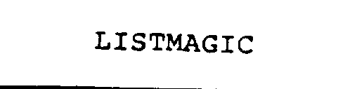 Trademark Logo LISTMAGIC