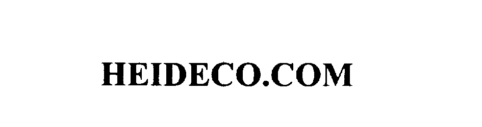  HEIDECO.COM