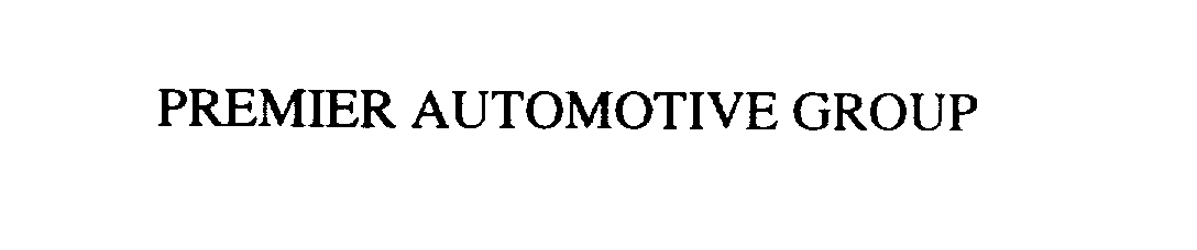 Trademark Logo PREMIER AUTOMOTIVE GROUP