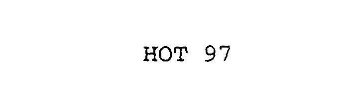 Trademark Logo HOT 97